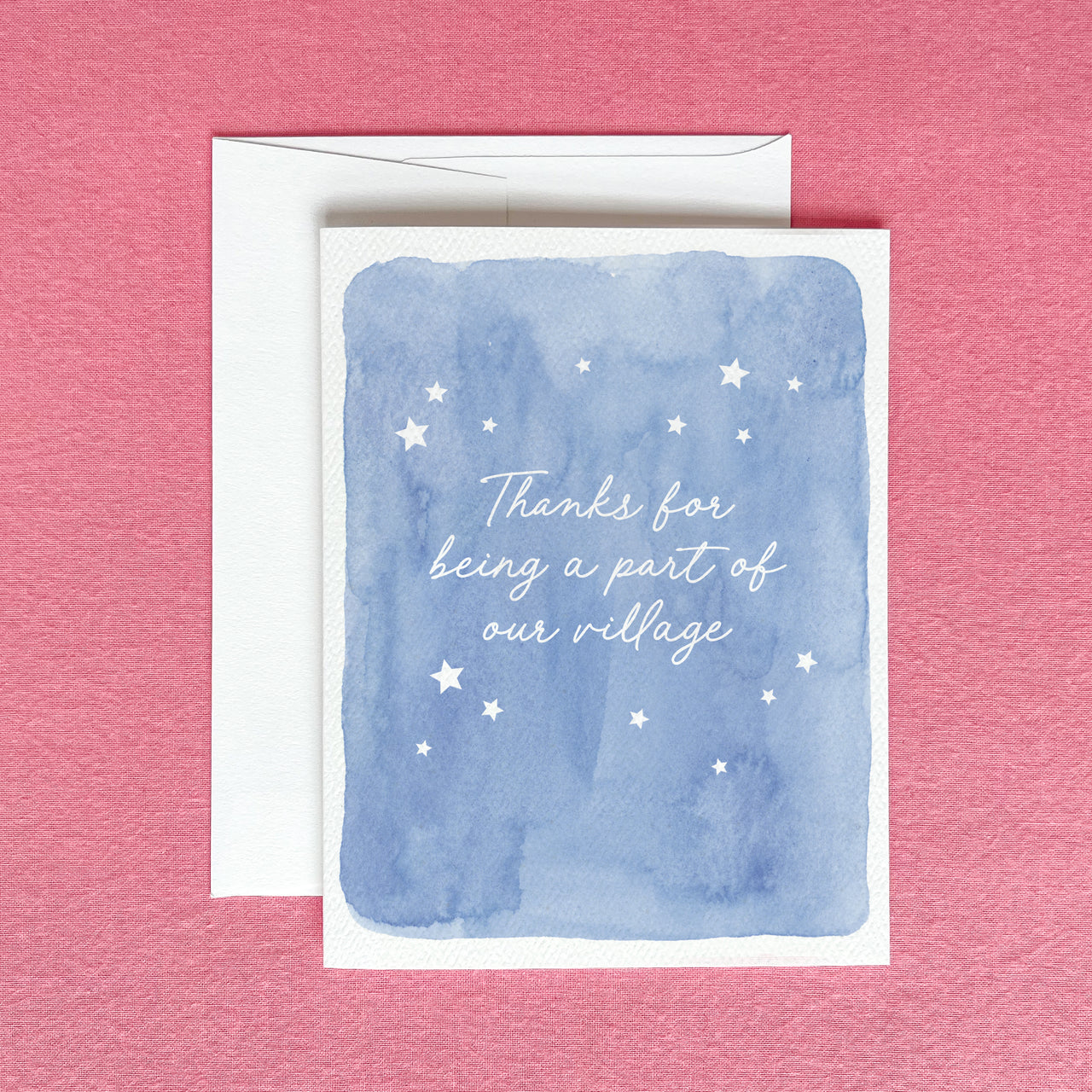 Thanks for Being a Part of Our Village Greeting Card