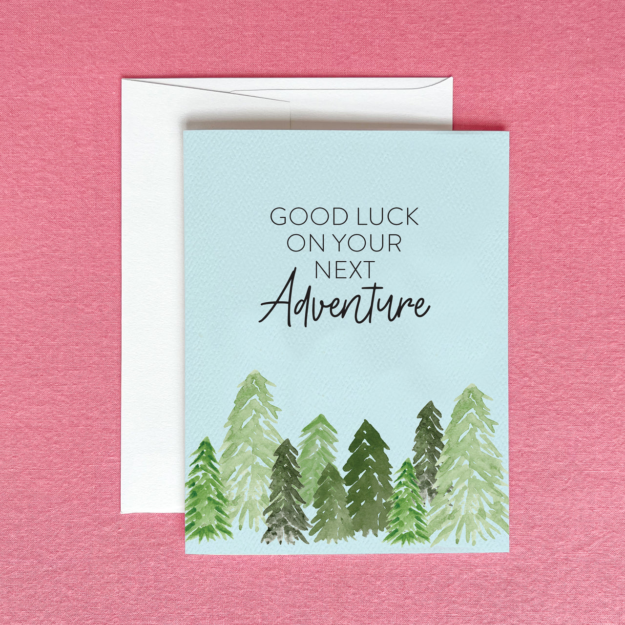 Good Luck on Your Next Adventure Greeting Card