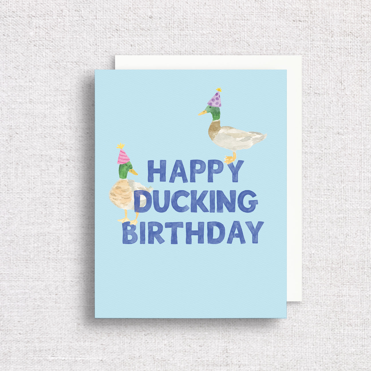 Happy Ducking Birthday Greeting Card by Gert & Co