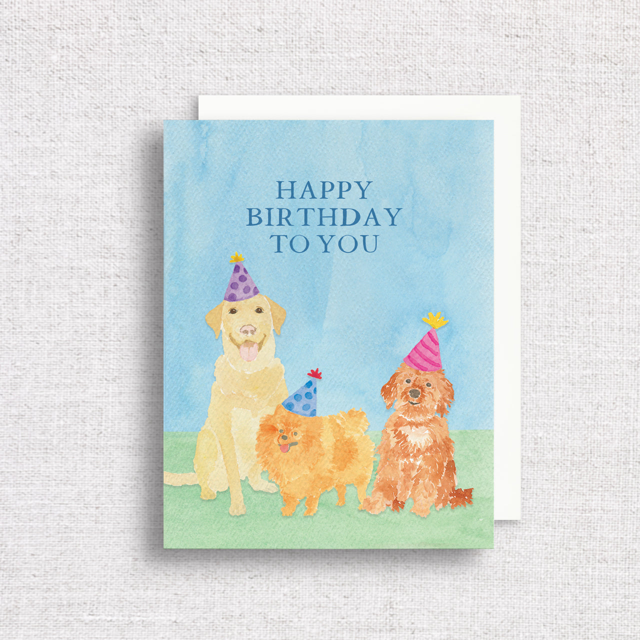 Cute Dogs Birthday Greeting Card