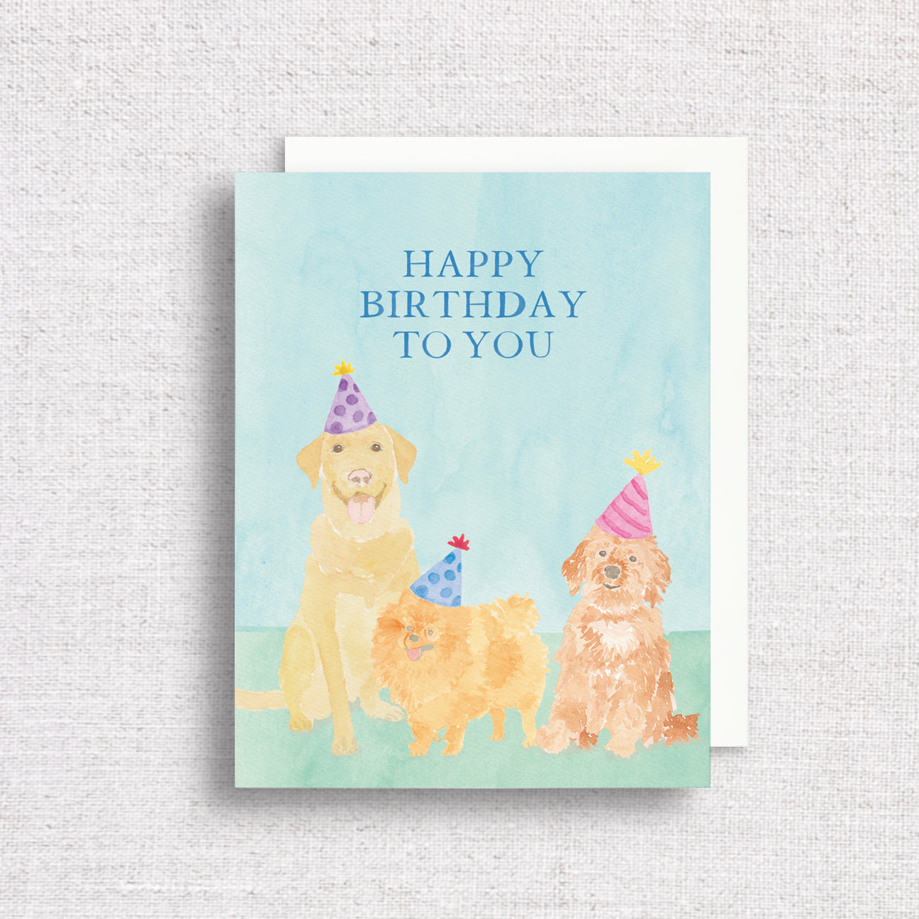 Cute Dogs Birthday Greeting Card by Gert & Co
