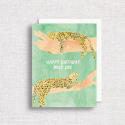 Happy Birthday Wild One Greeting Card by Gert & Co