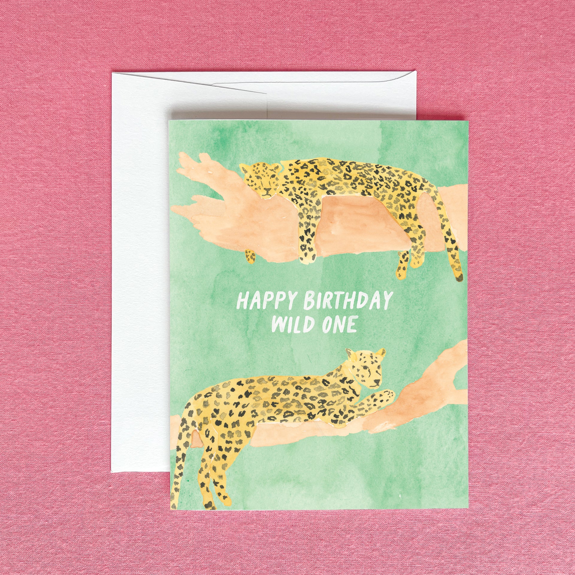 Happy Birthday Wild One Greeting Card by Gert & Co