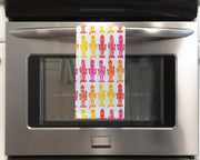 Colorful Nutcrackers Holiday Tea Towel by Gert & Co