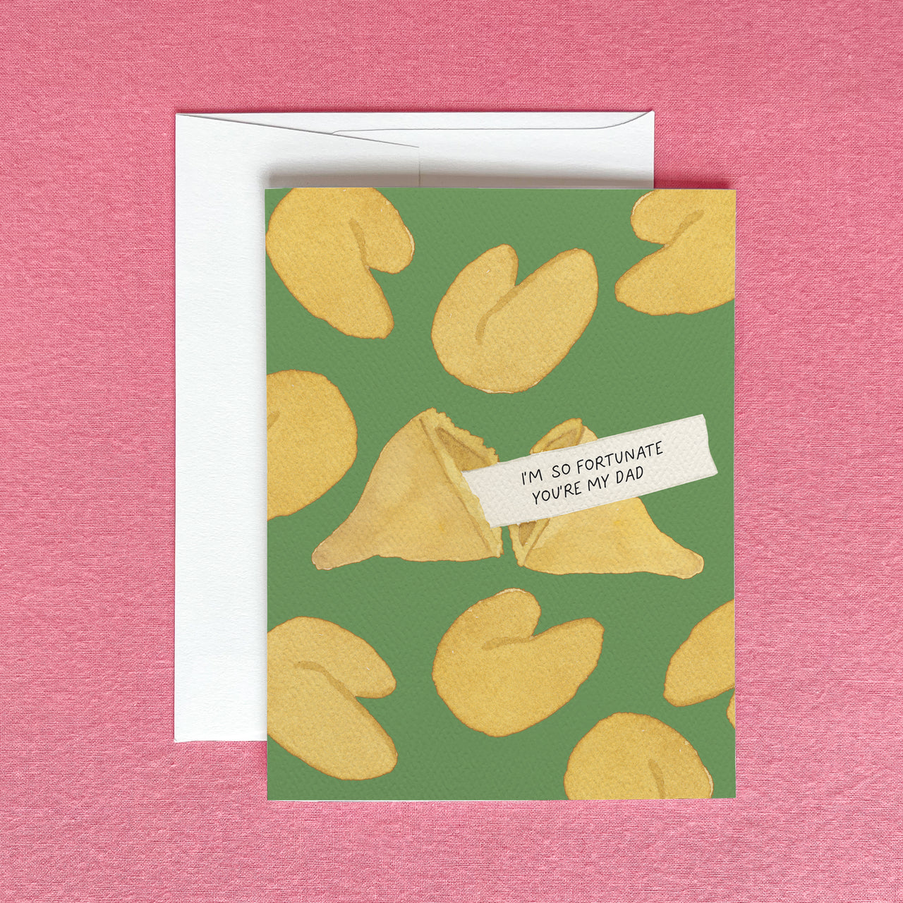 Fortunate You're My Dad Greeting Card by Gert & Co