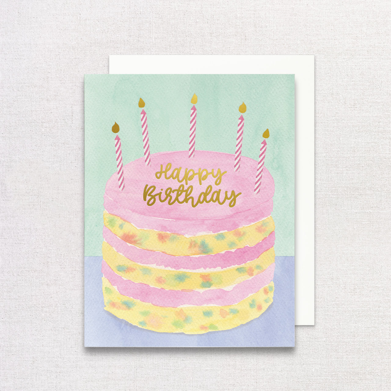 Funfetti Birthday Cake Greeting Card