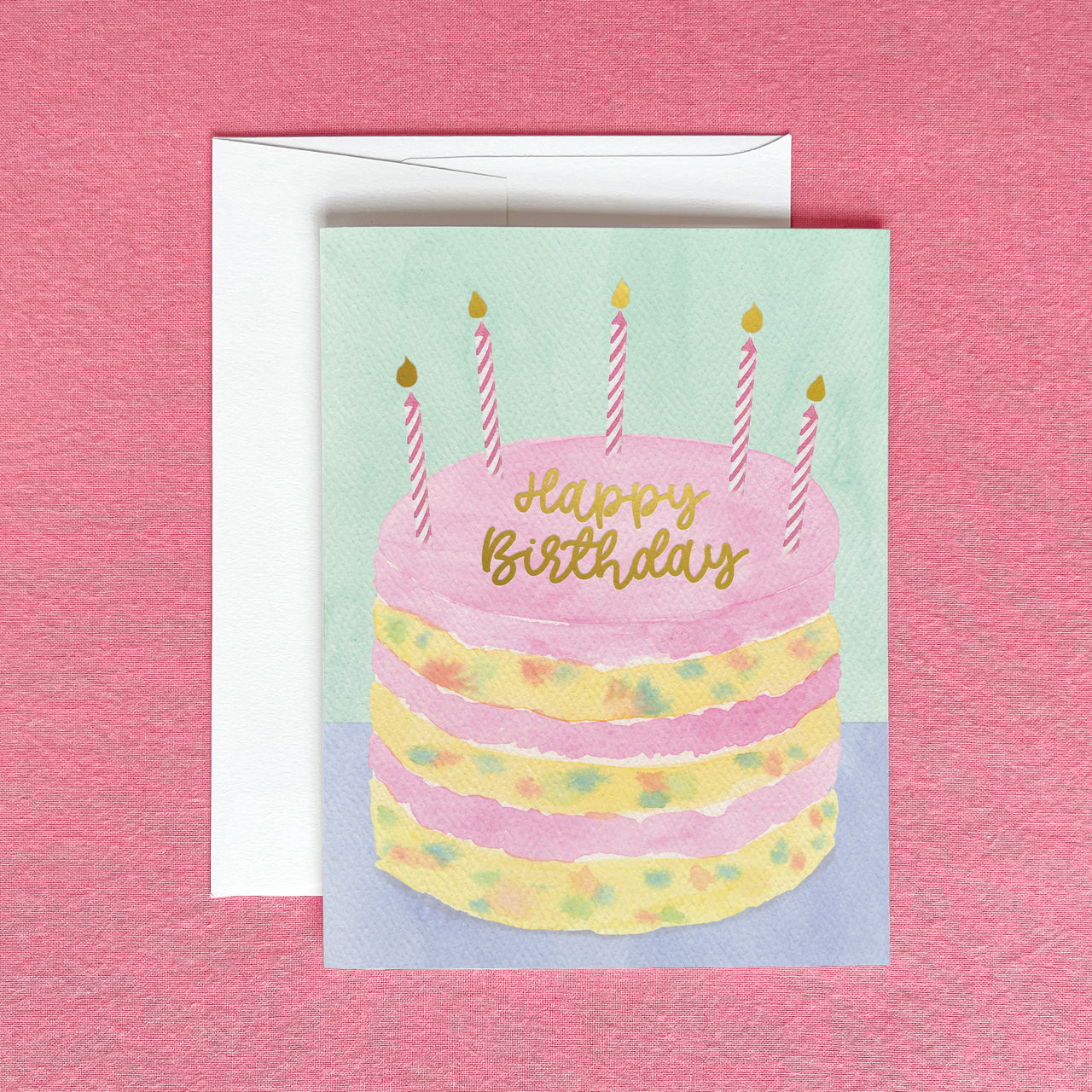 Funfetti Birthday Cake Greeting Card