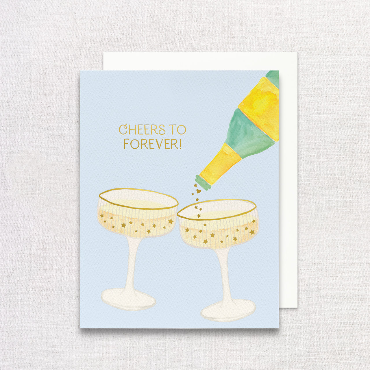 Cheers to Forever Greeting Card