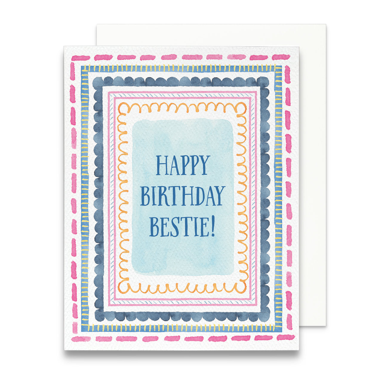 Happy Birthday Bestie Greeting Card by Gert & Co