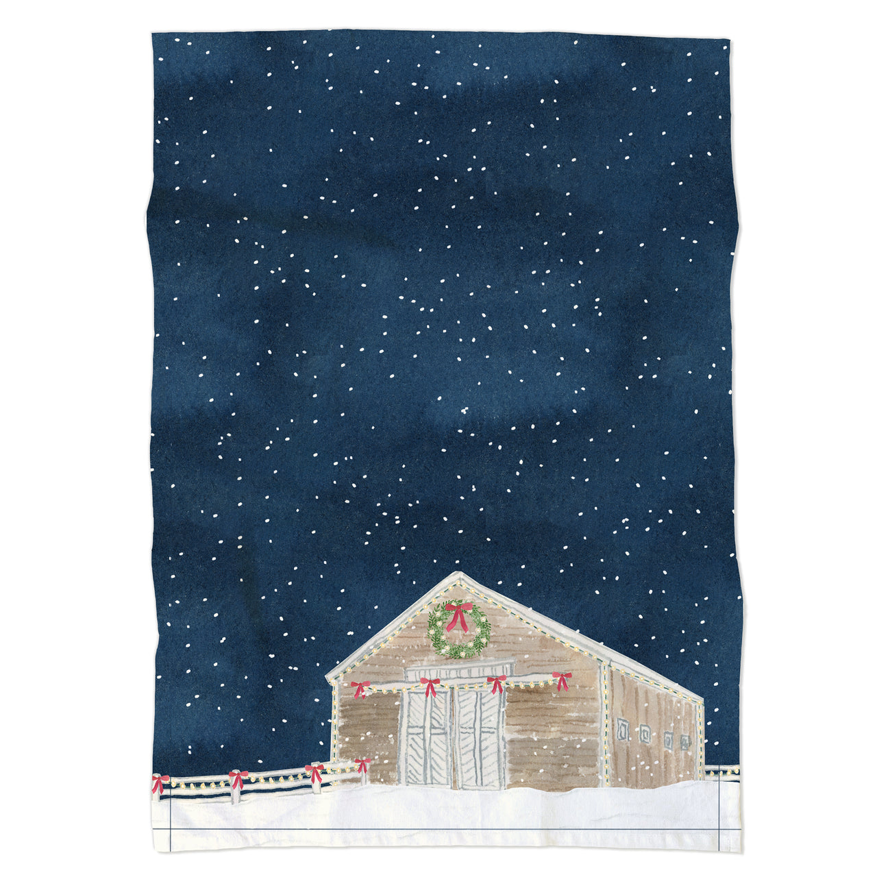 Holiday Barn Tea Towel