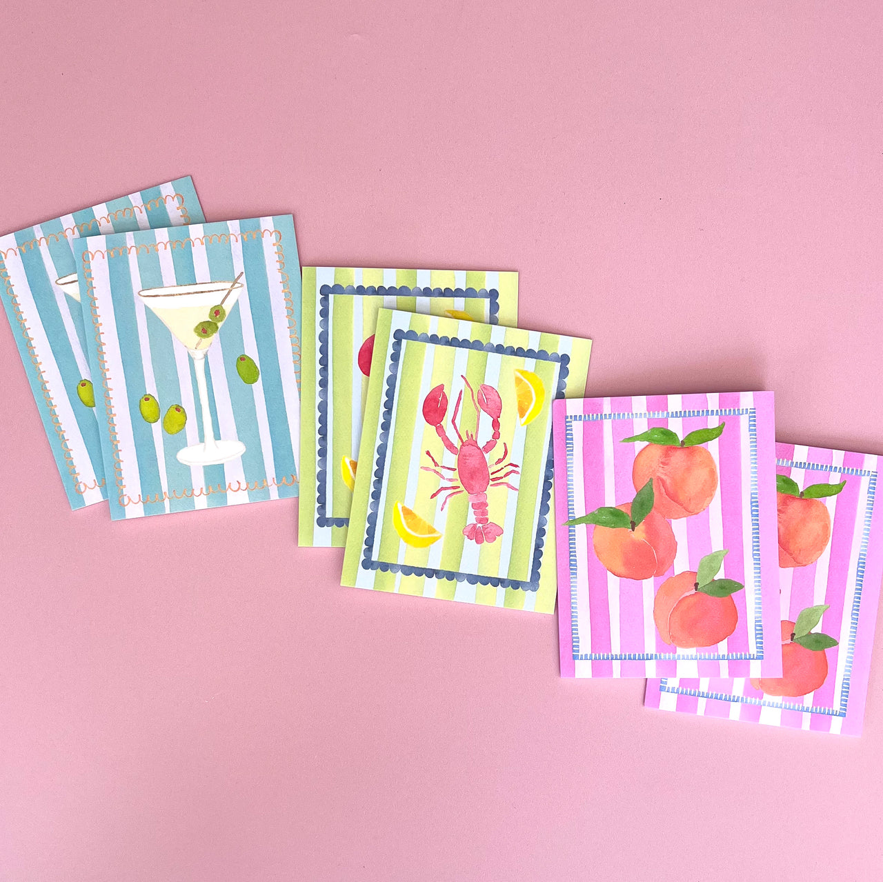 Whimsical Icons Assorted Greeting Cards, Set of 6