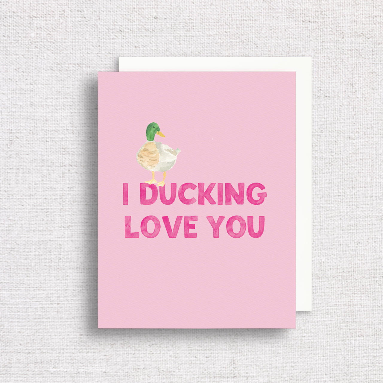 I Ducking Love You Greeting Card by Gert & Co