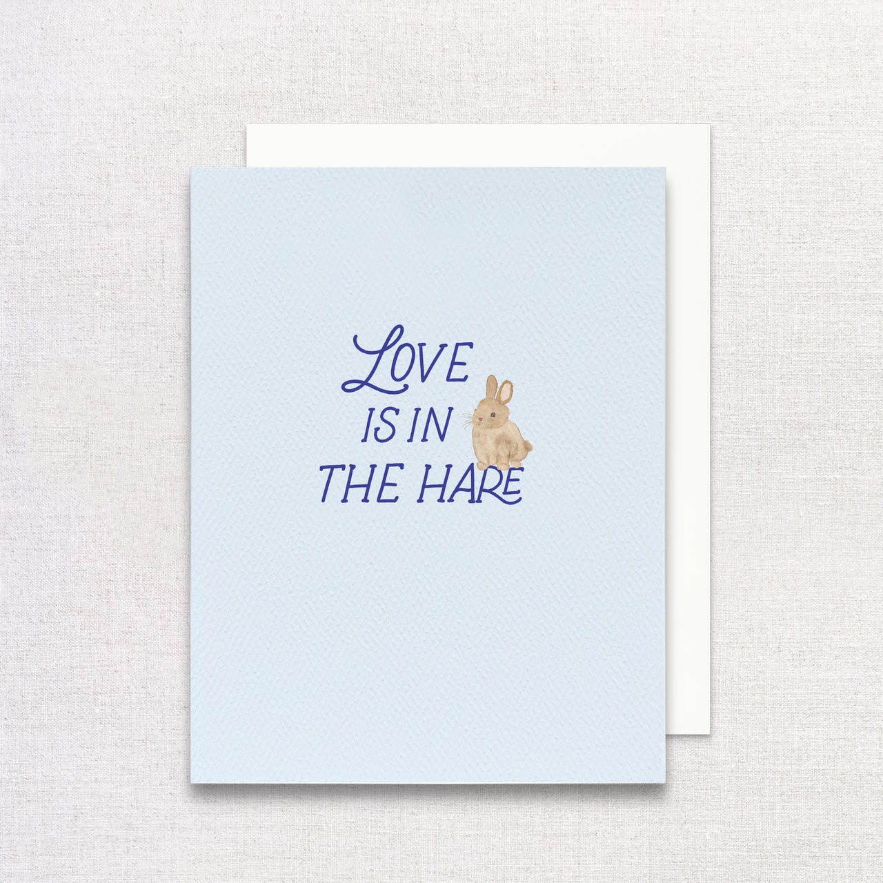 Love is in the Hare Greeting Card