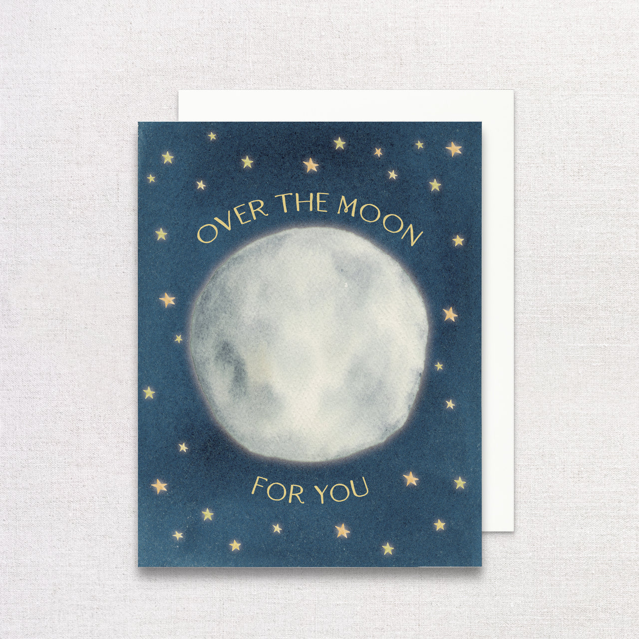 Over the Moon for You Greeting Card