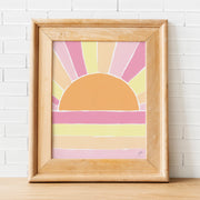 Pink Sunrise Wall Art by Gert & Co