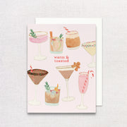 Holiday Cocktails Greeting Card by Gert & Co