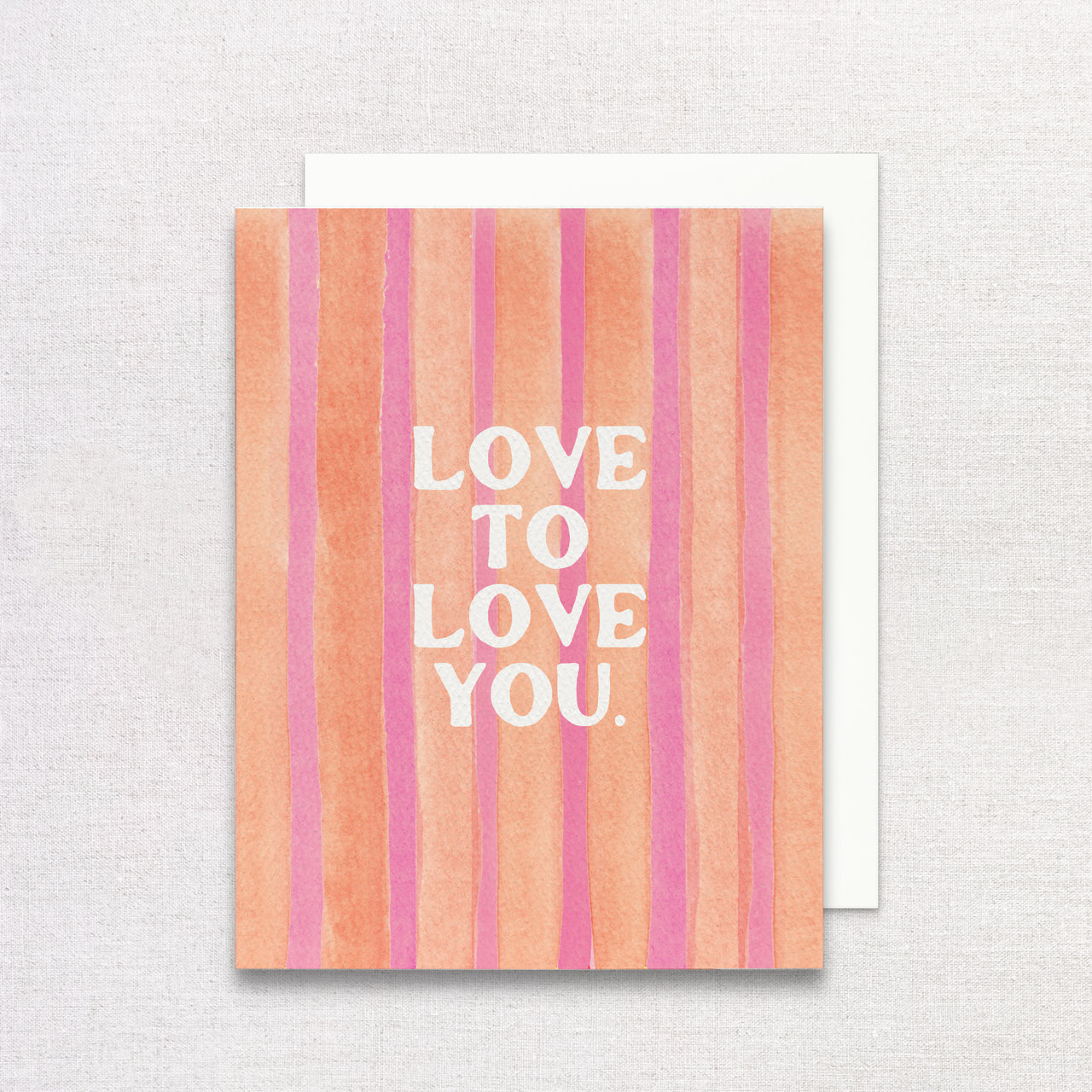 Love to Love You Greeting Card by Gert & Co