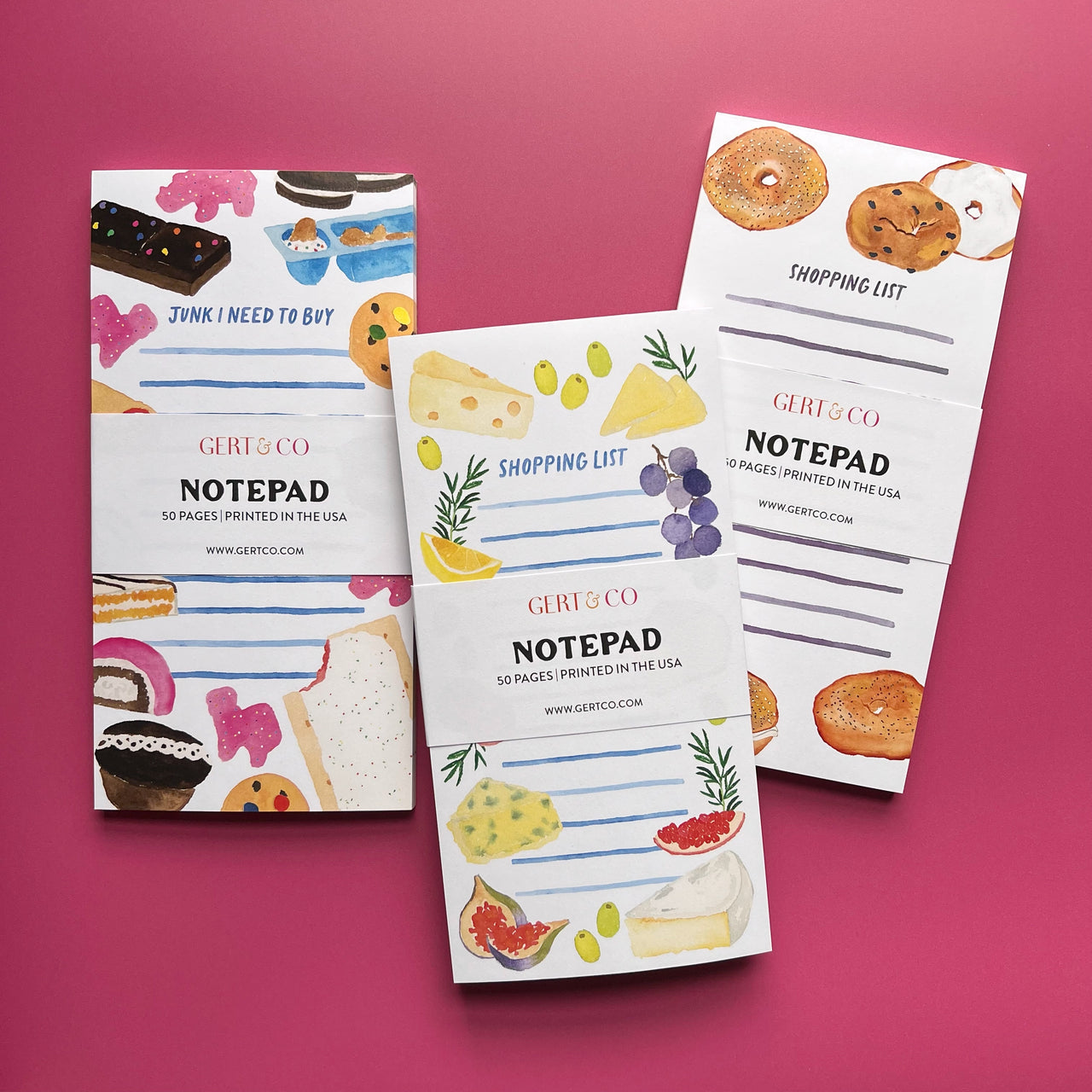 Cheese Board Notepad