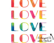 Love Print Detail Image by Gert & Co