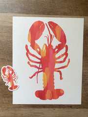 lobster print and sticker by gert & Co