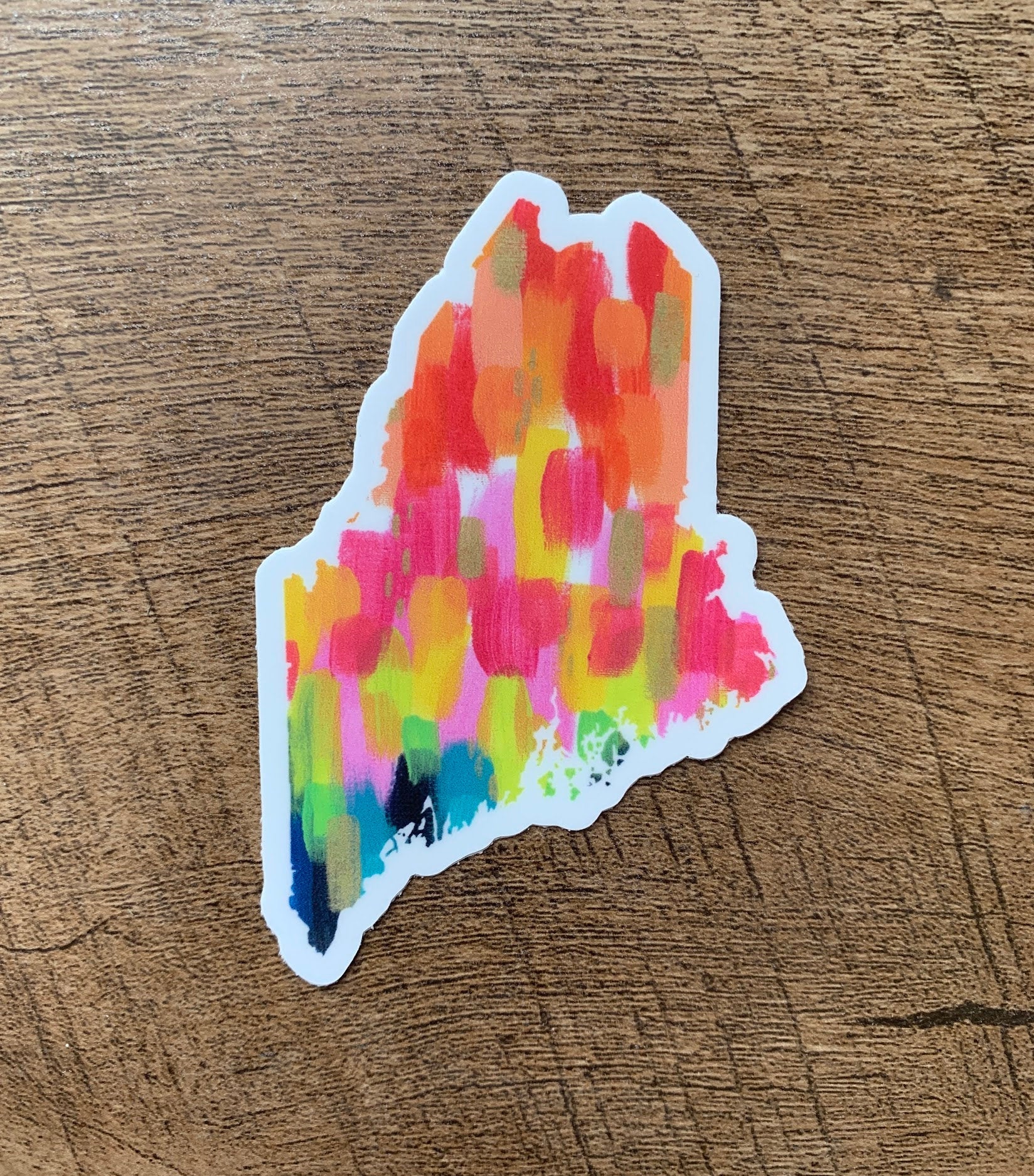 maine pride rainbow sticker by gert & co