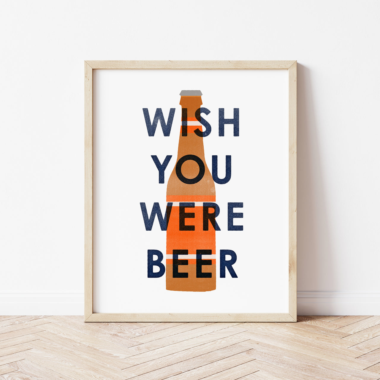 'Wish You Were Beer' Print