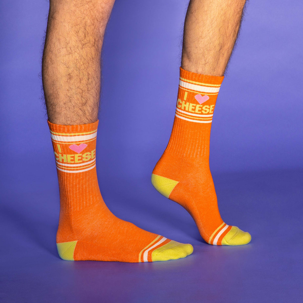 I ❤️ Cheese Crew Socks, Unisex