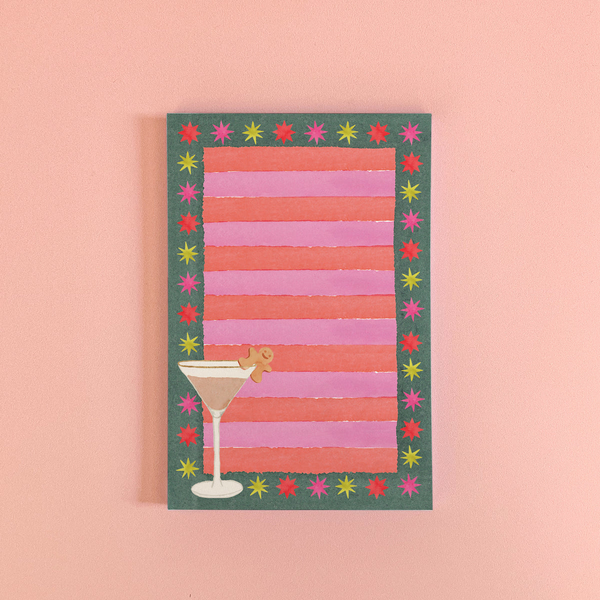 Gingerbread Martini Notepad