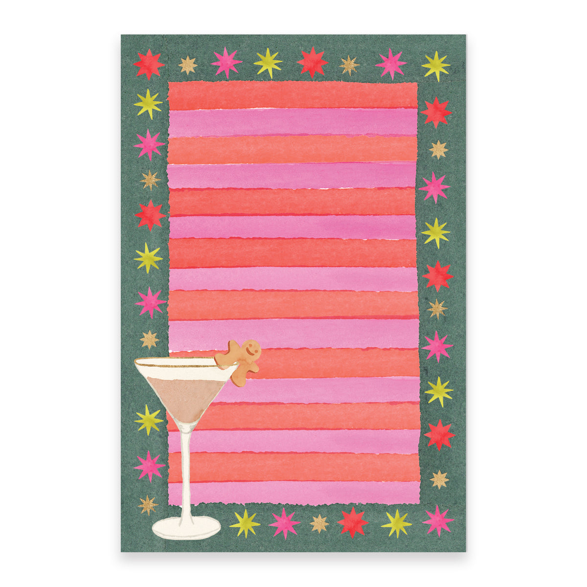 Gingerbread Martini Notepad