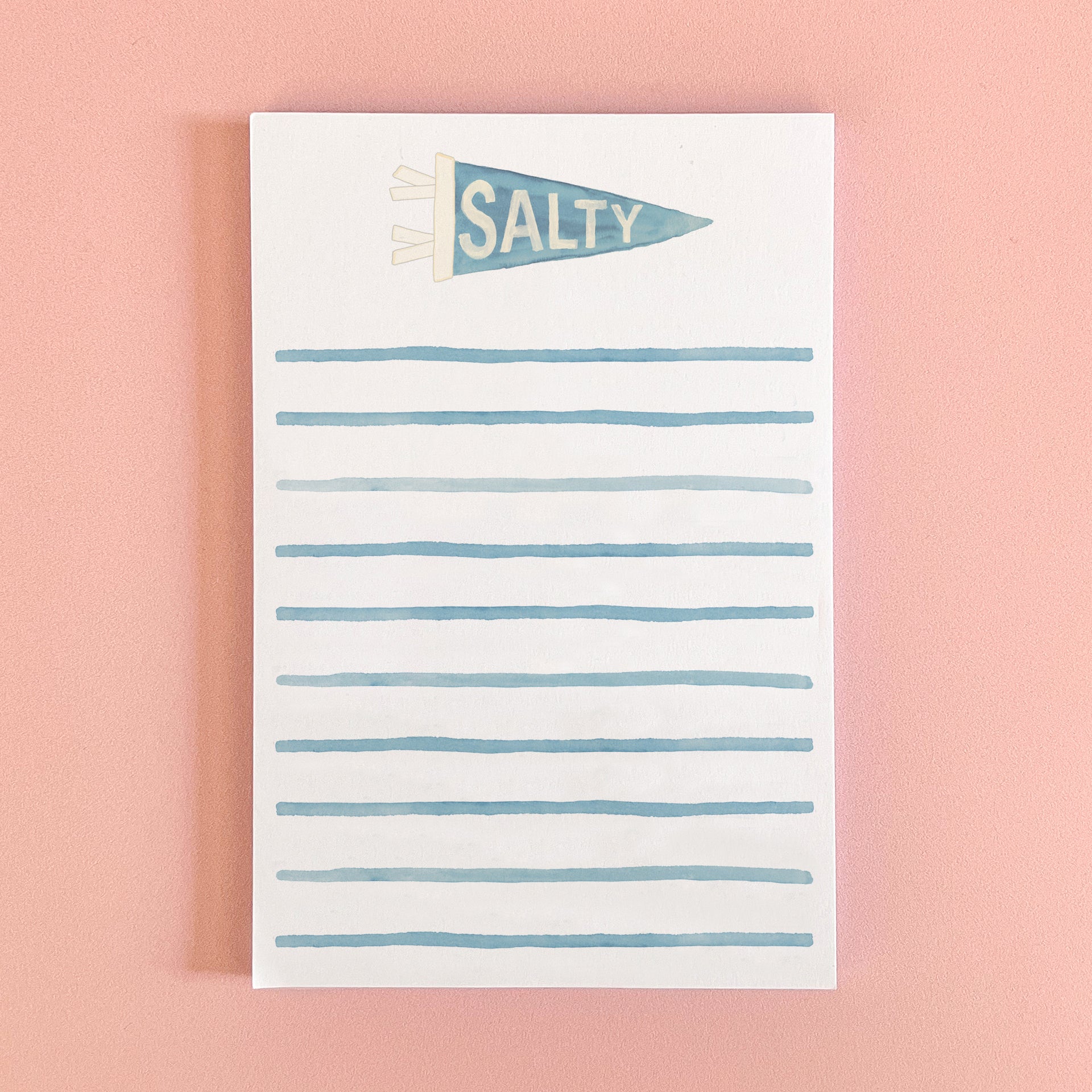 Notepad with 'Salty' design