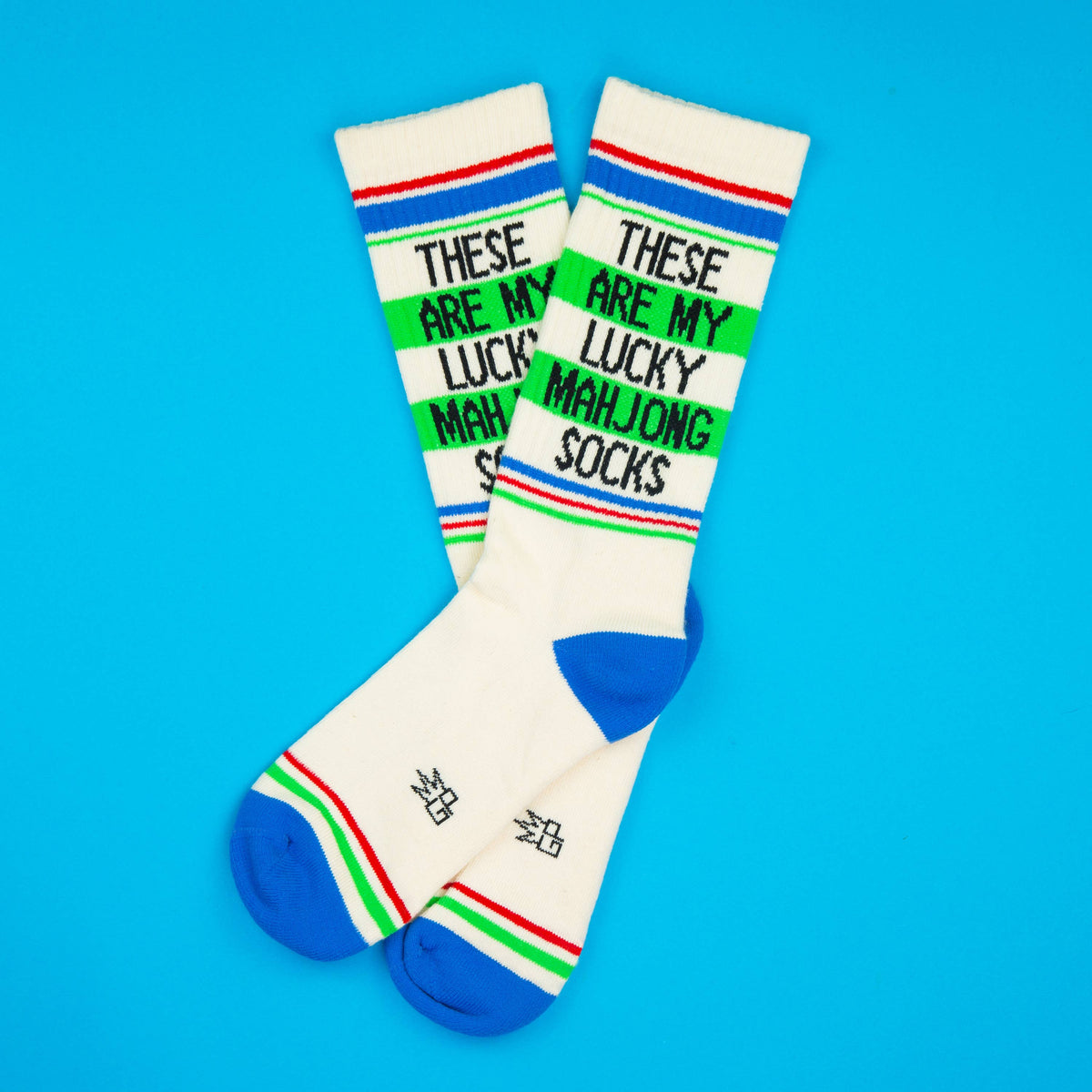 These Are My Lucky Mahjong Socks Crew Socks, Unisex