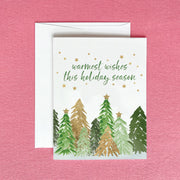 Warm Wishes Christmas Greeting Card by Gert & Co