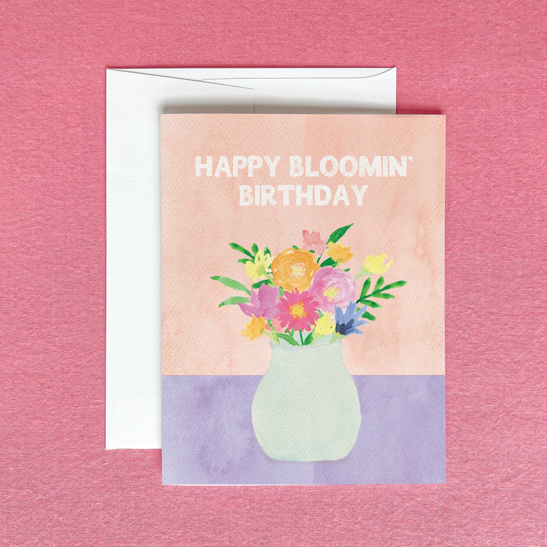 Happy Bloomin' Birthday Greeting Card by Gert & Co