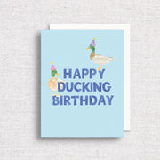 Happy Ducking Birthday Greeting Card by Gert & Co