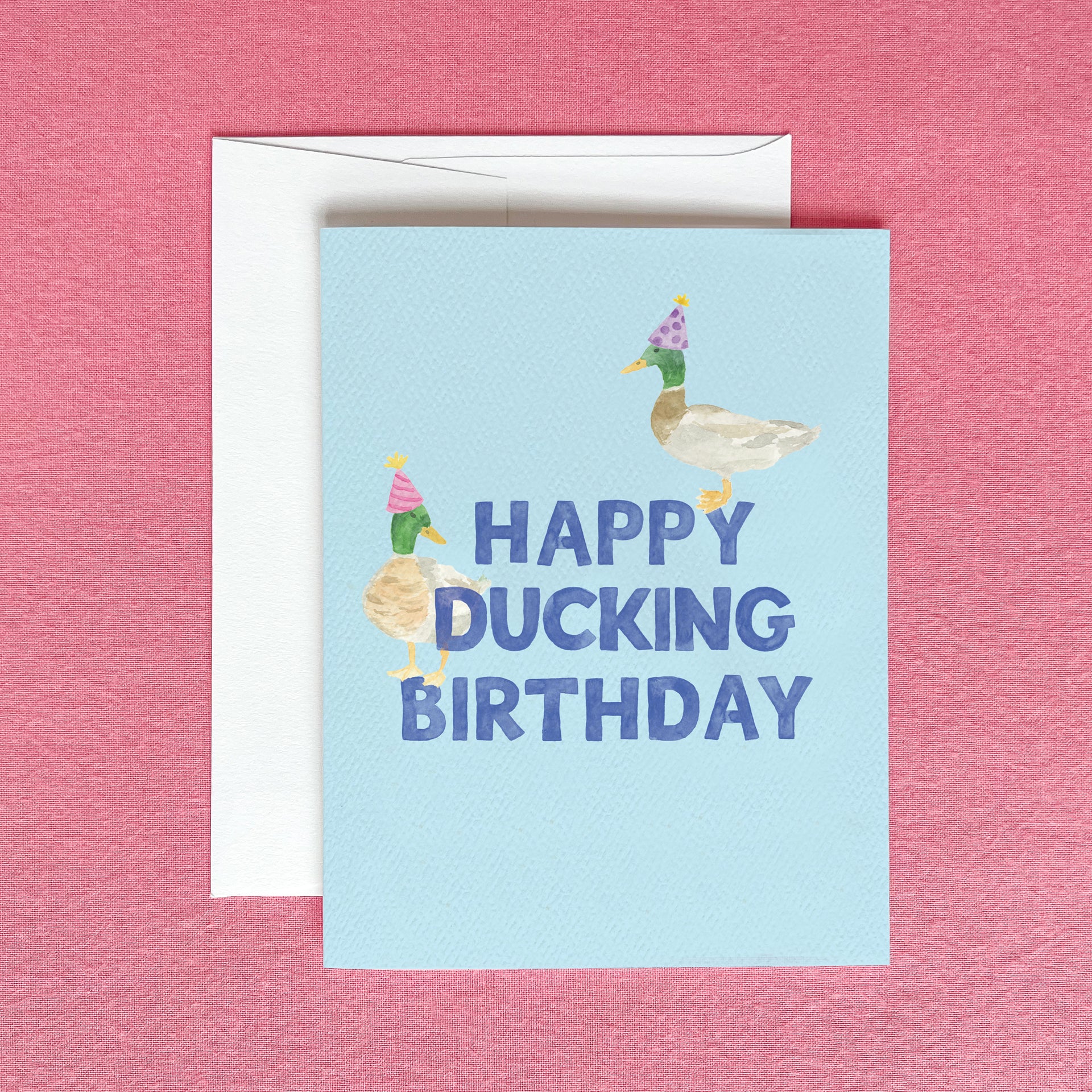 Happy Ducking Birthday Greeting Card by Gert & Co