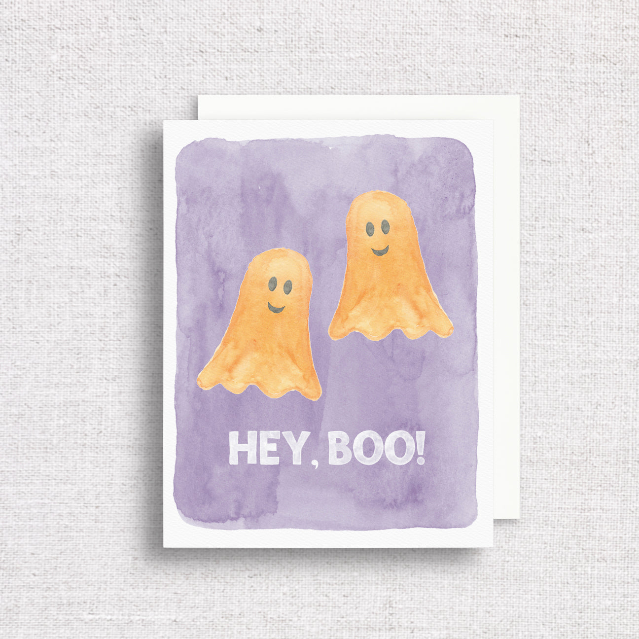Hey Boo Halloween Greeting Card by Gert & Co
