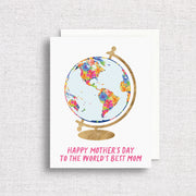 World's Best Mom Greeting Card by Gert & Co