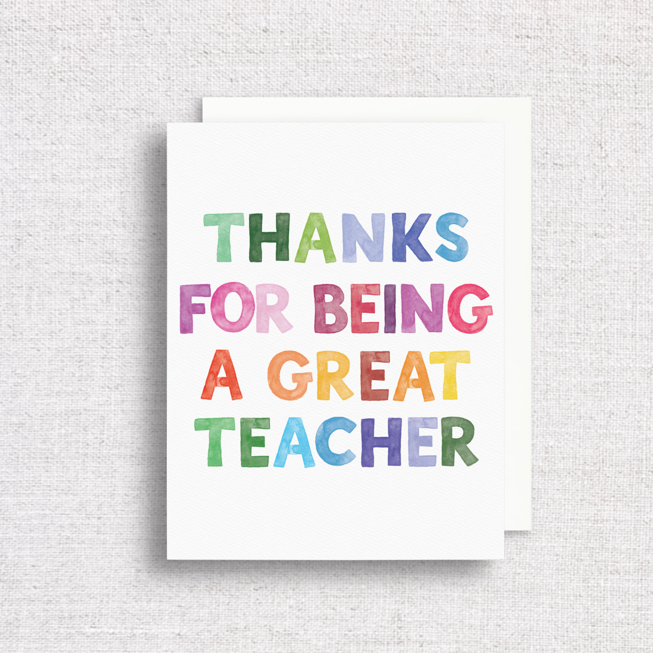 Great Teacher Greeting Card by Gert & Co