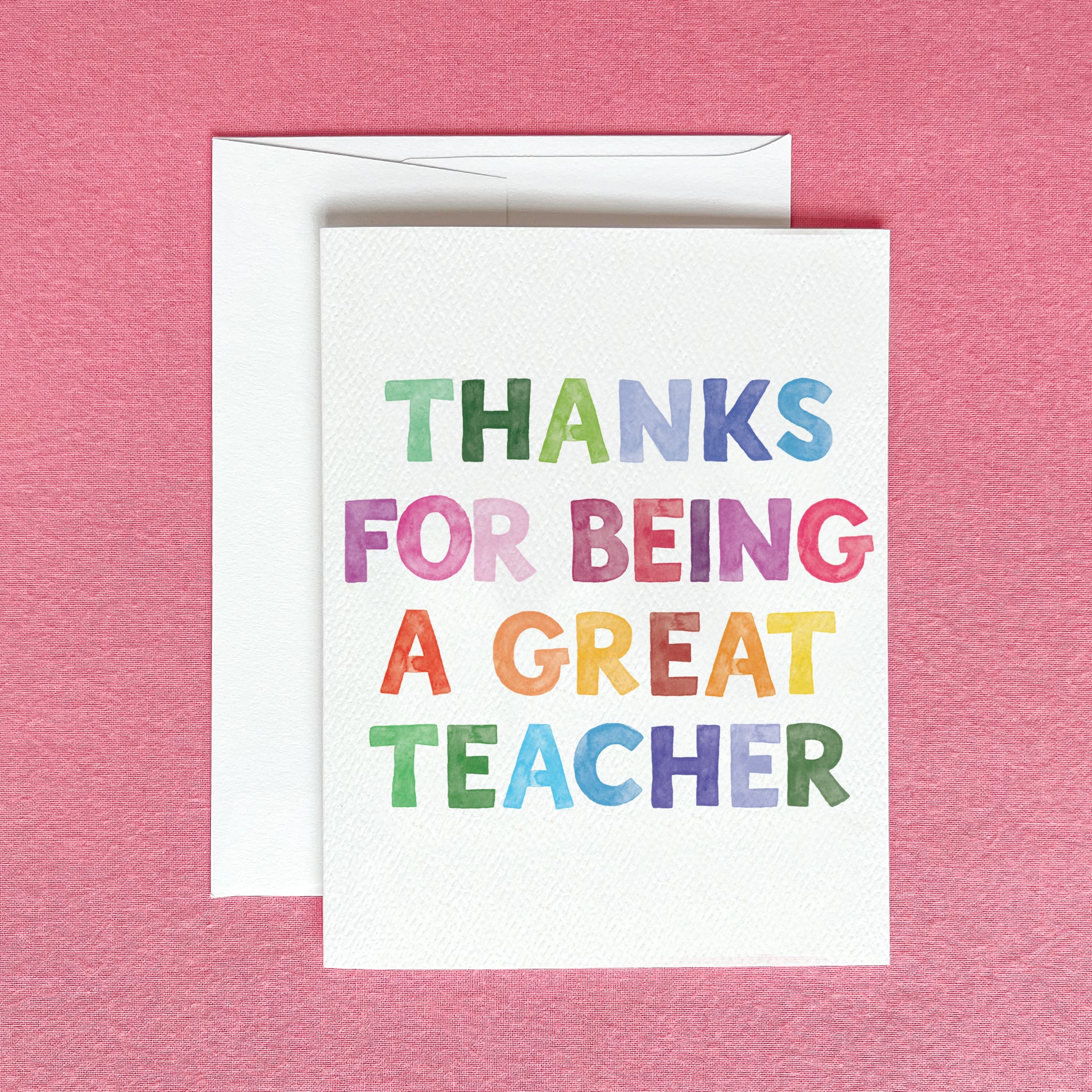 Great Teacher Greeting Card by Gert & Co