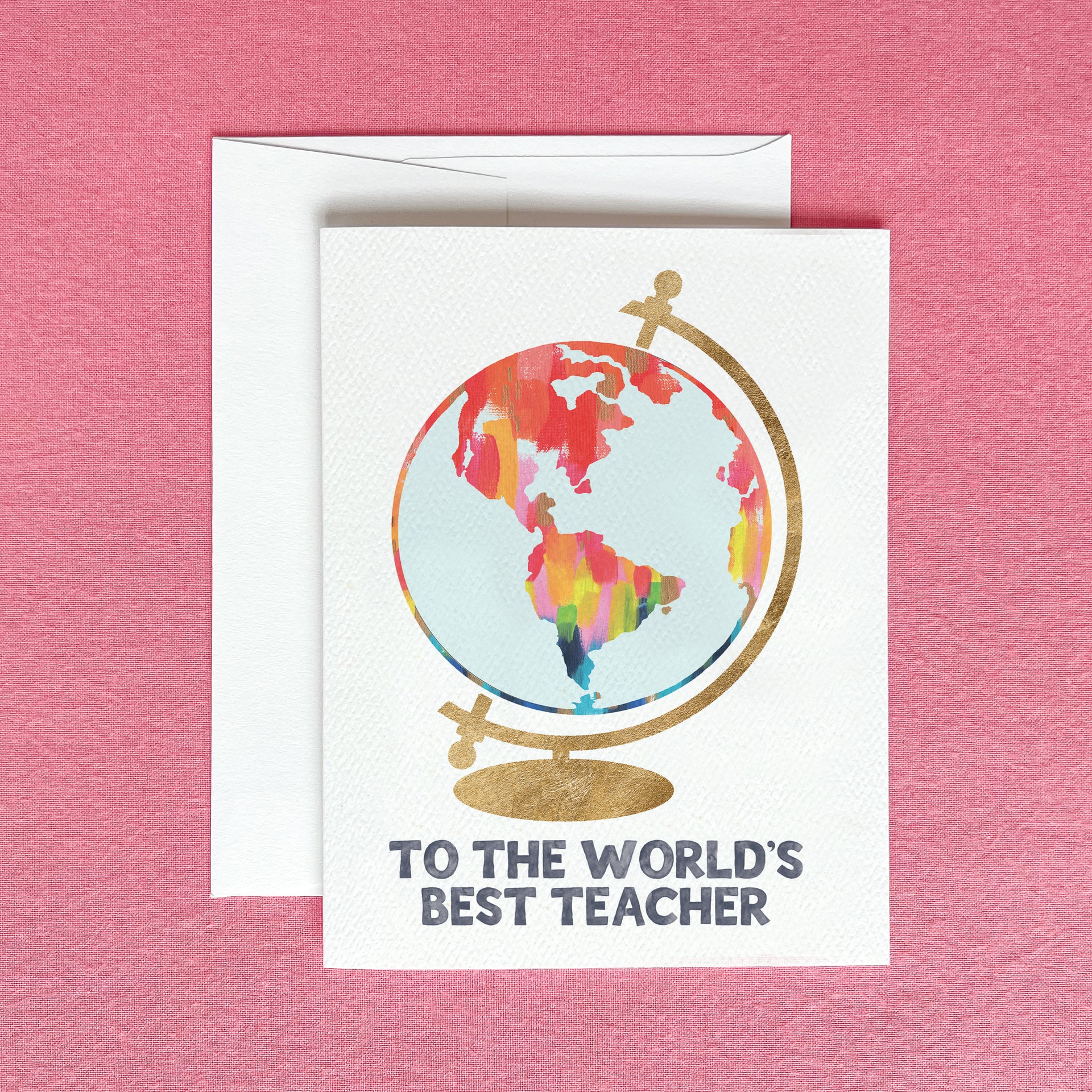 World's Best Teacher Greeting Card