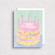 Funfetti Birthday Cake Greeting Card by Gert & Co