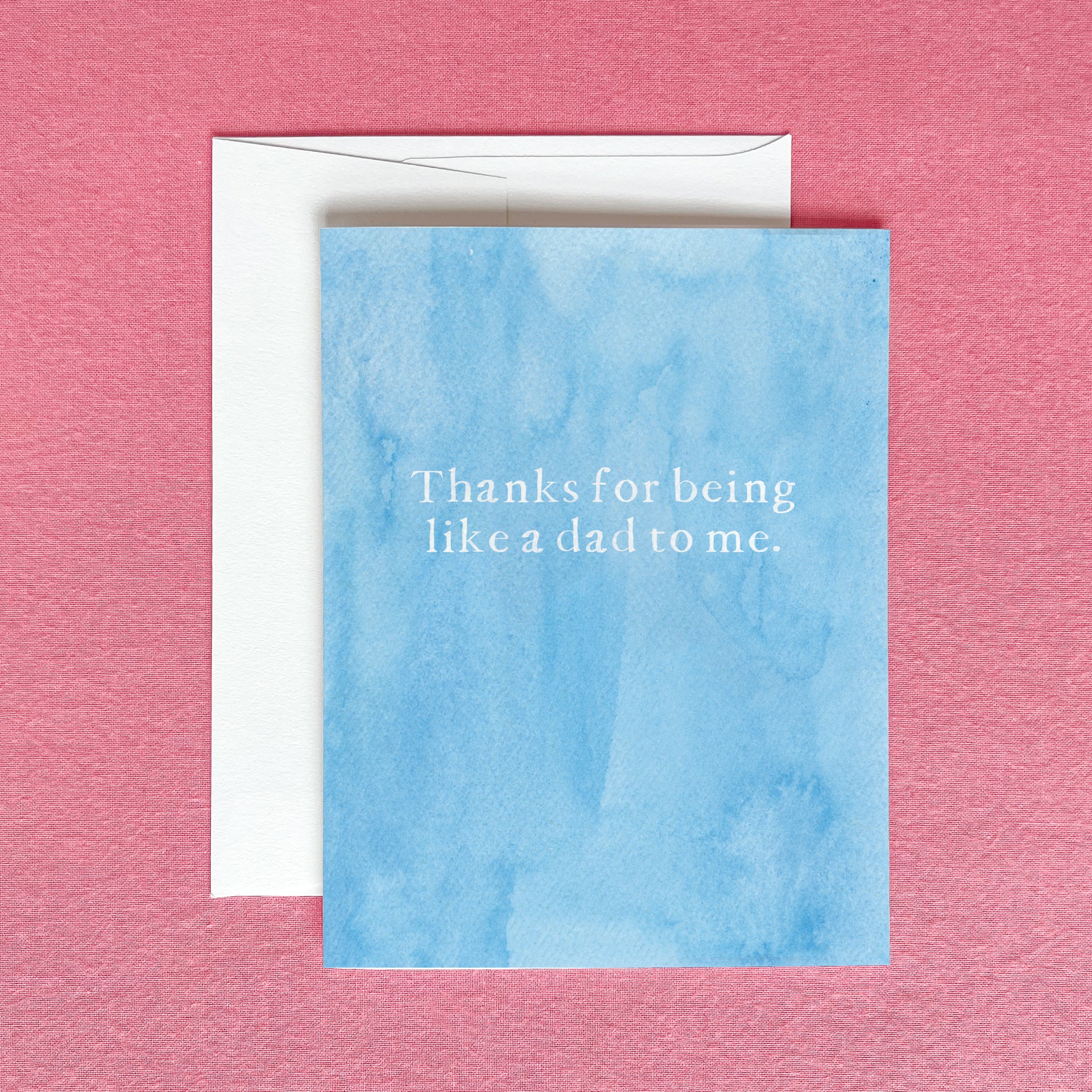 Thanks for Being Like a Dad to Me Greeting Card by Gert & Co