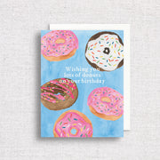 Donut Birthday Greeting Card by Gert & Co