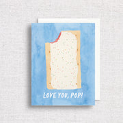 Love You, Pop Toaster Pastry Greeting Card by Gert & Co
