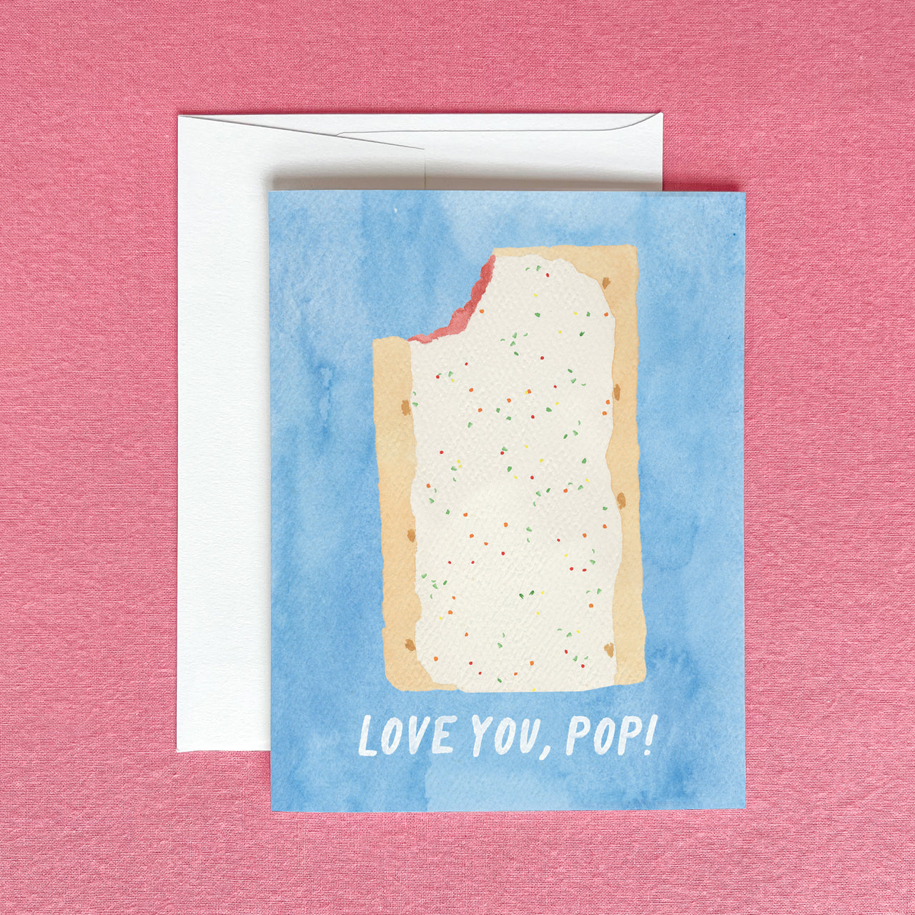 Love You, Pop Toaster Pastry Greeting Card by Gert & Co