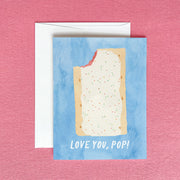 Love You, Pop Toaster Pastry Greeting Card by Gert & Co