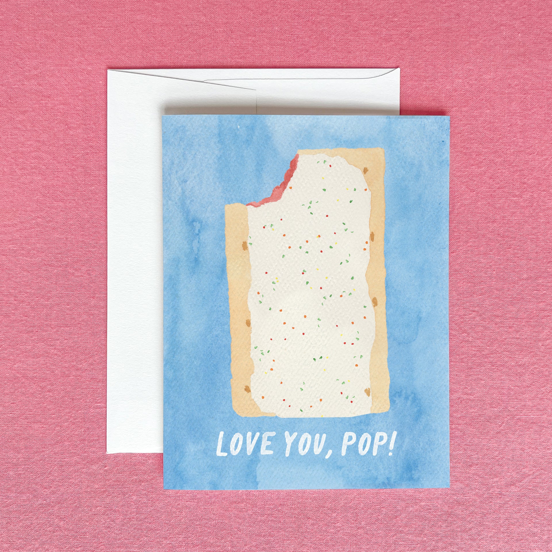 Love You, Pop Toaster Pastry Greeting Card by Gert & Co