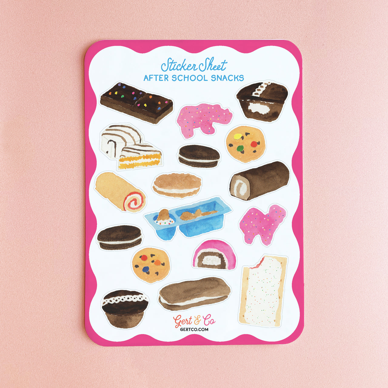 After School Snacks Sticker Sheet