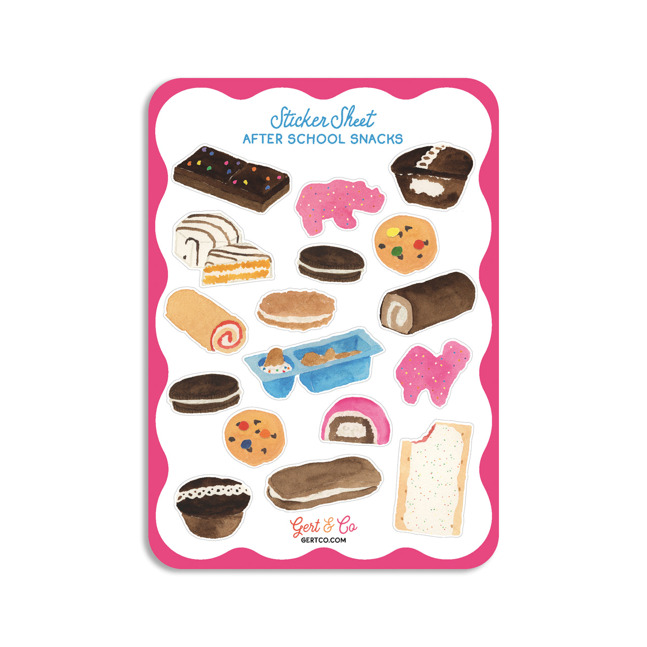 After School Snacks Sticker Sheet