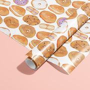 Bagels and Cream Cheese Gift Wrap by Gert & Co